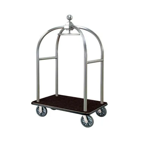 custom silver hotel service trolley china manufacturer