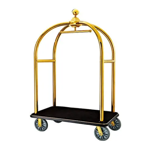 custom black carpet hotel bellman carts